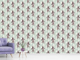 patterned-wallpaper-rabbit-dance