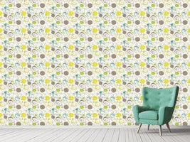 patterned-wallpaper-spring-draw-circles