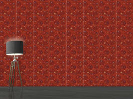 patterned-wallpaper-party-in-red