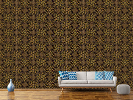 patterned-wallpaper-golden-wheels