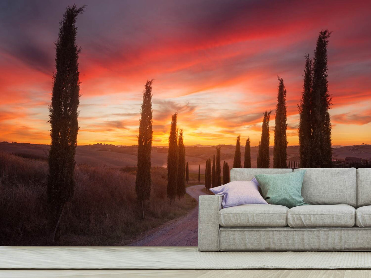 photo-wallpaper-tuscany-sunset