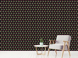 patterned-wallpaper-folk-flowers-on-black