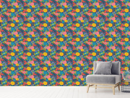 patterned-wallpaper-welcome-to-the-paradise-garden