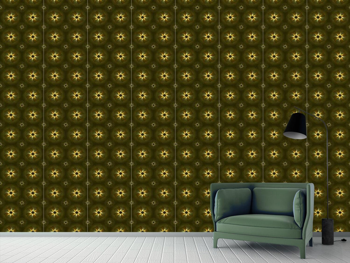 patterned-wallpaper-light-balls