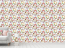 patterned-wallpaper-snowman