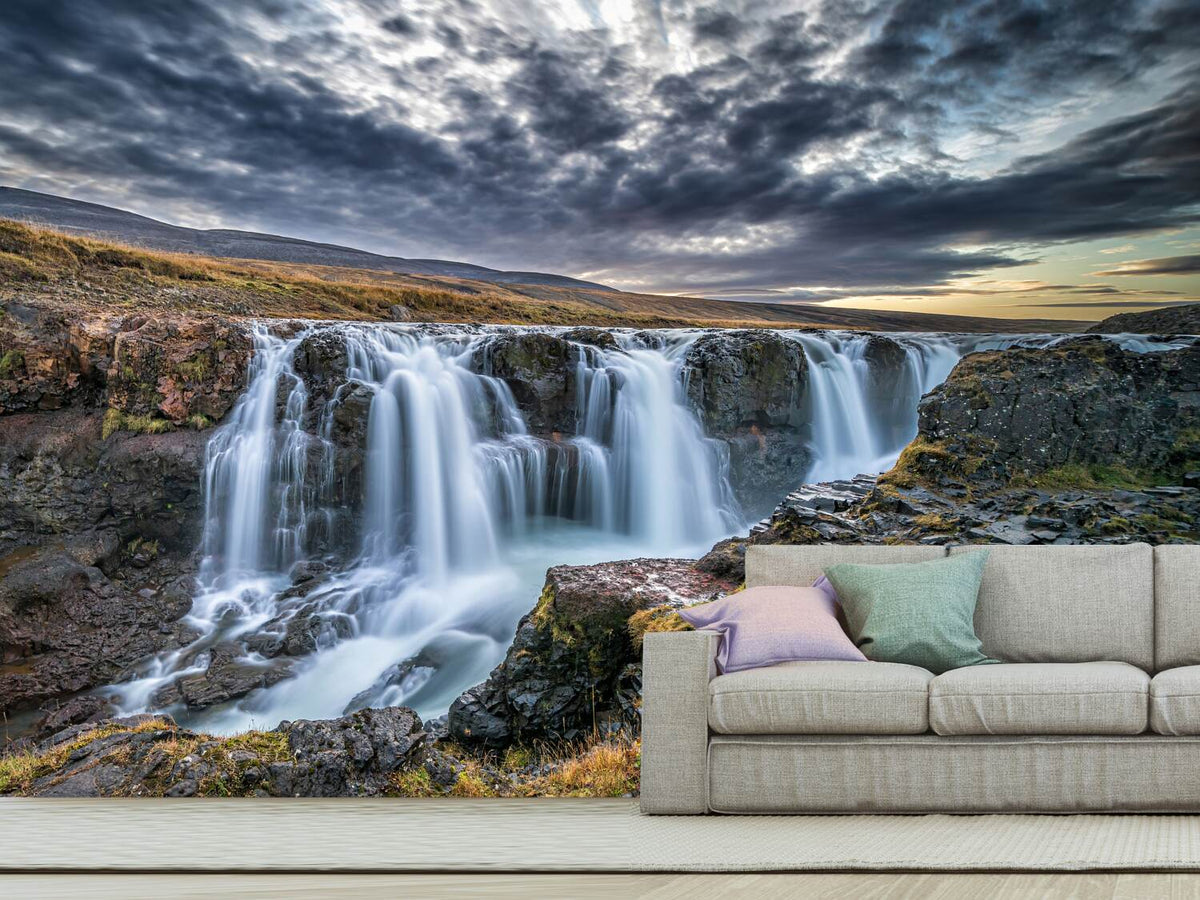 photo-wallpaper-unknown-falls-in-iceland-x