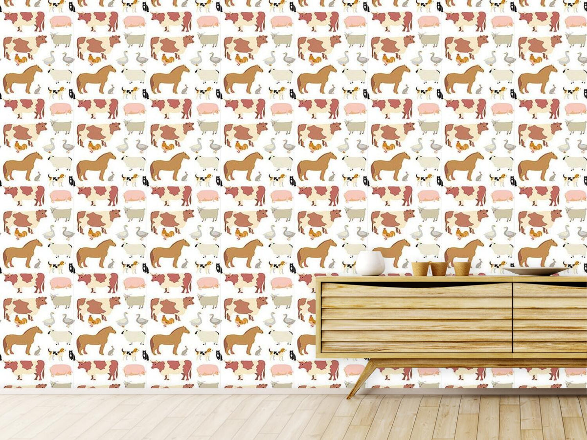 patterned-wallpaper-barnyard