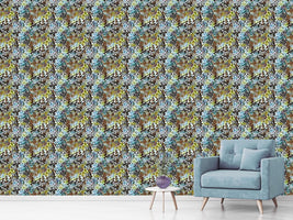 patterned-wallpaper-wild-afro-lilies