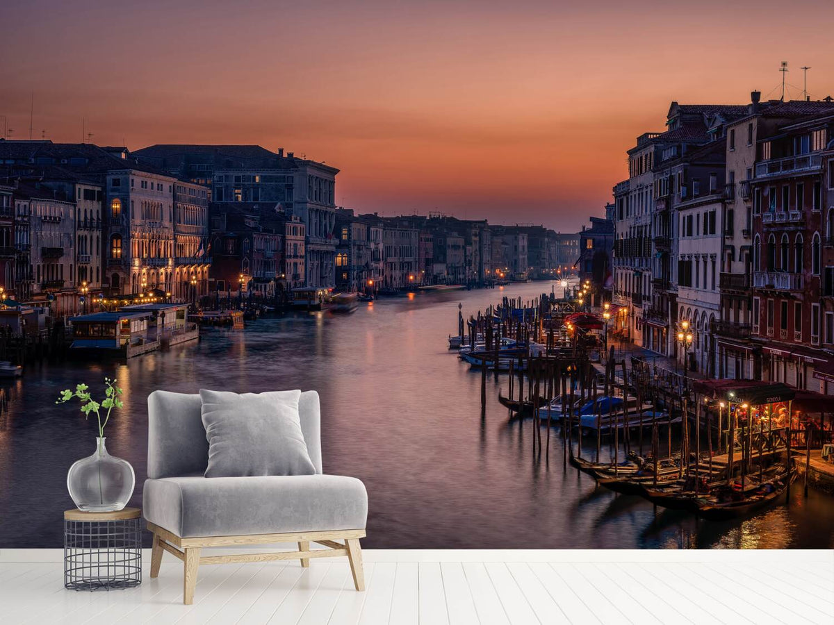 photo-wallpaper-venice-grand-canal-at-sunset