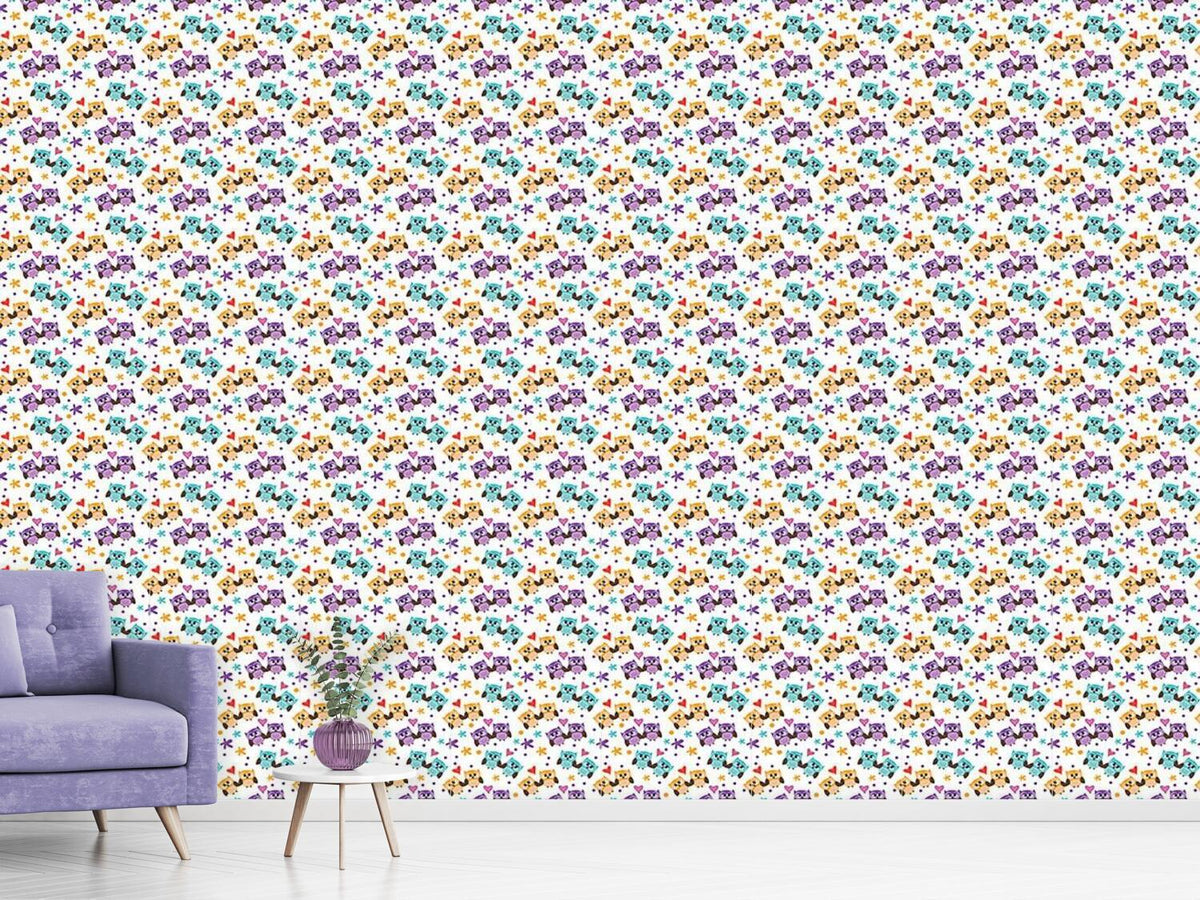 patterned-wallpaper-owls-in-love