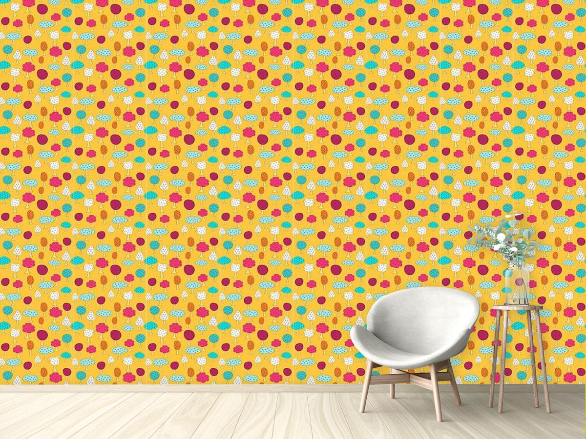 patterned-wallpaper-magnificent-fruit-trees