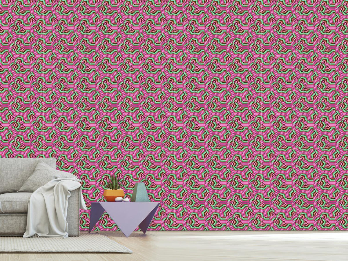 patterned-wallpaper-pop-art-triangles