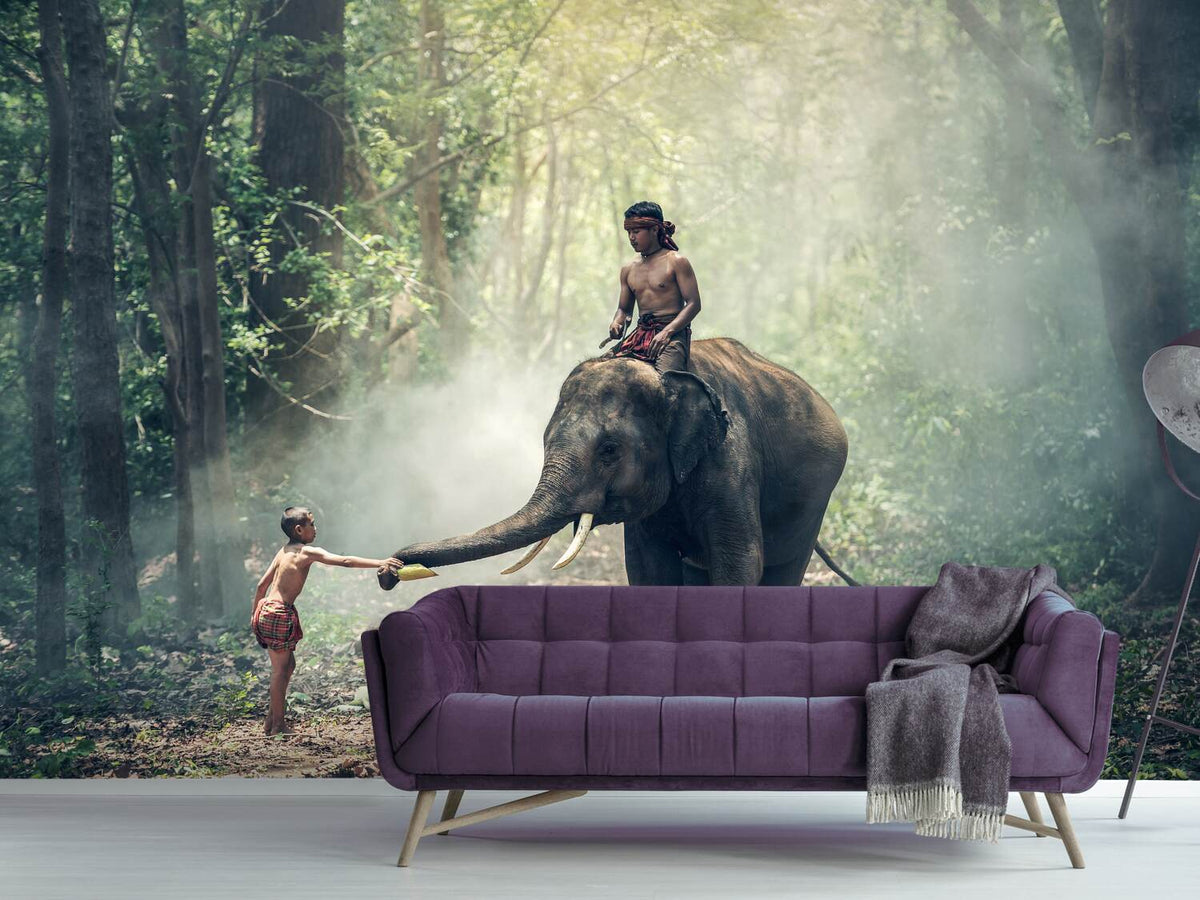 photo-wallpaper-the-elephant-at-work