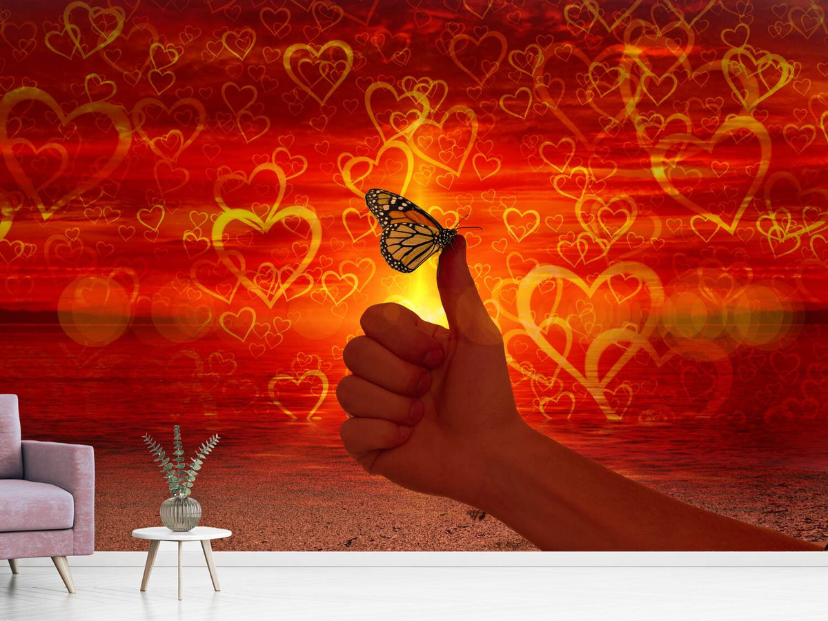 photo-wallpaper-the-butterfly-and-the-love