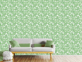 patterned-wallpaper-oriental-tendrillars