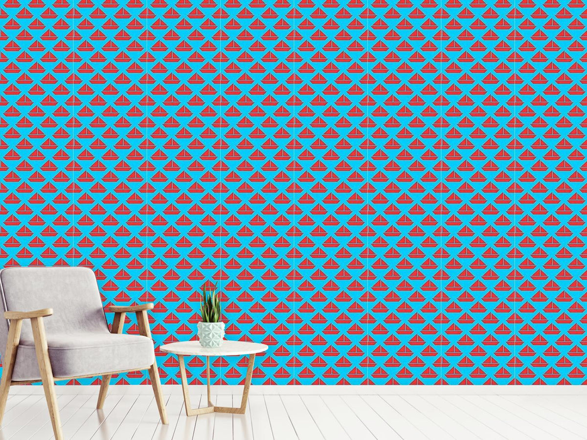 patterned-wallpaper-set-sail