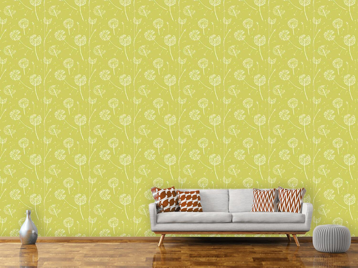 patterned-wallpaper-dandelion-fly