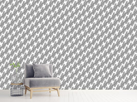 patterned-wallpaper-chocolate-icing-in-diagonal-waves