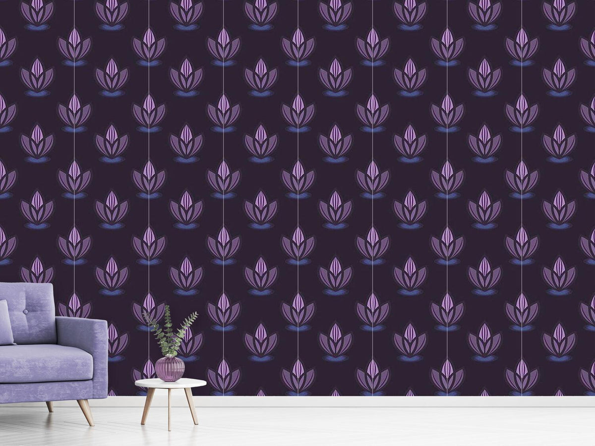 patterned-wallpaper-lotus-lilaq