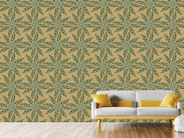 patterned-wallpaper-shiny-leaves