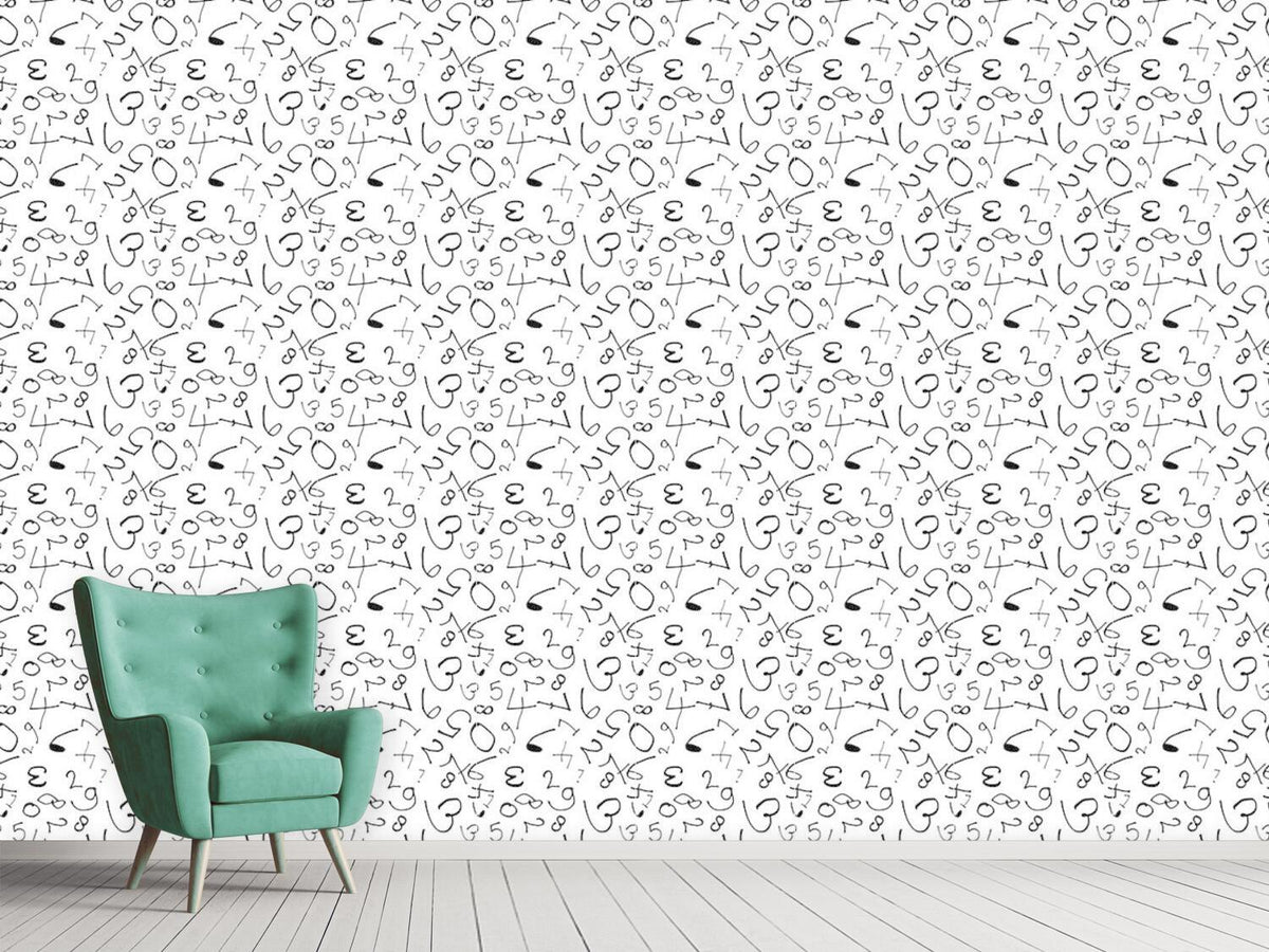 patterned-wallpaper-counting-numbers