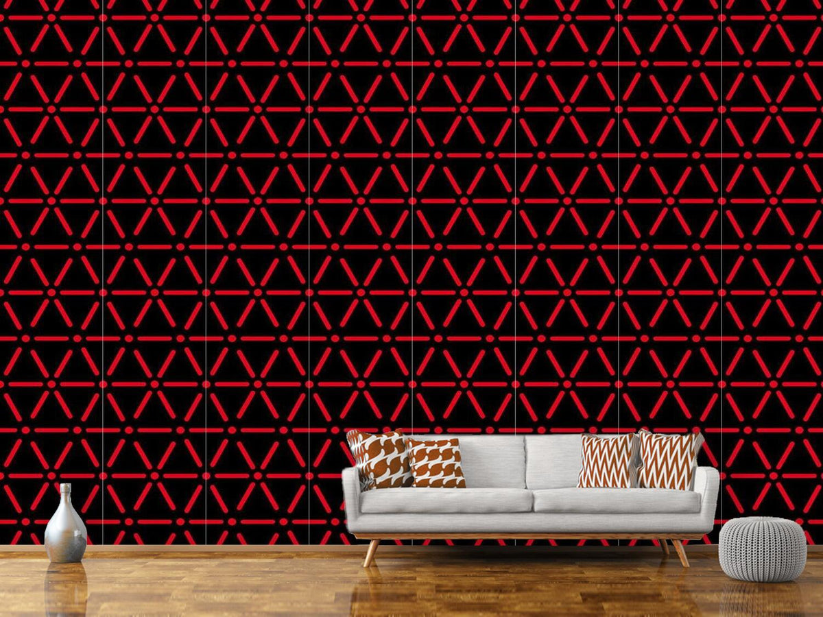 patterned-wallpaper-molecular