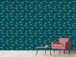 patterned-wallpaper-paper-boats