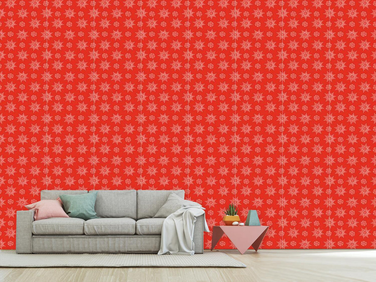 patterned-wallpaper-indian-flower-christmas