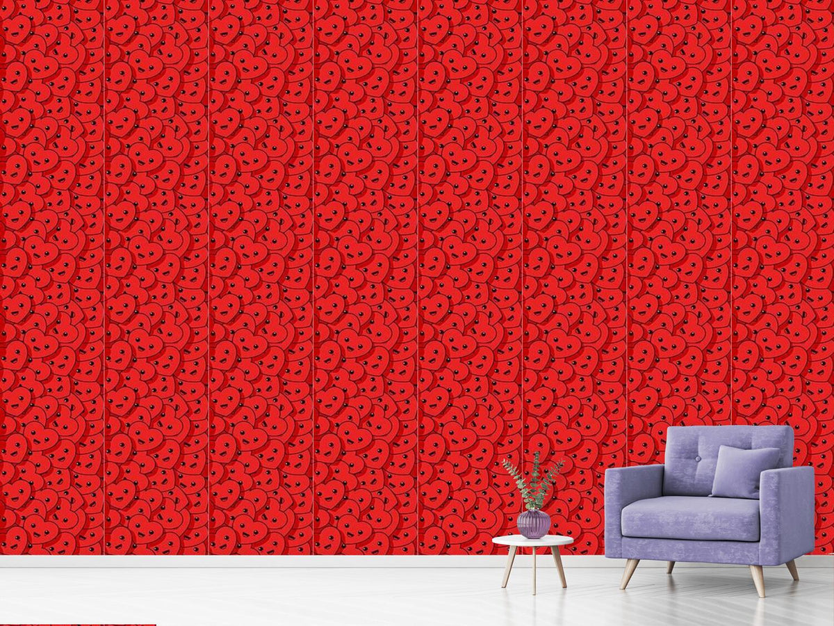 patterned-wallpaper-happy-kawaii-hearts