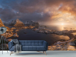 photo-wallpaper-sunrise-over-reine