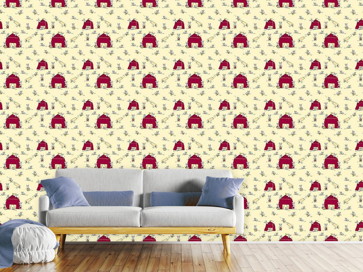 patterned-wallpaper-mouse-circus