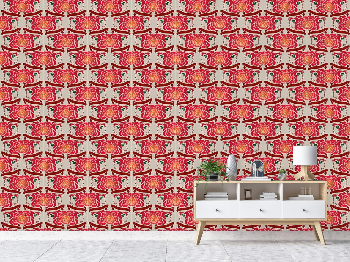 patterned-wallpaper-lady-rose