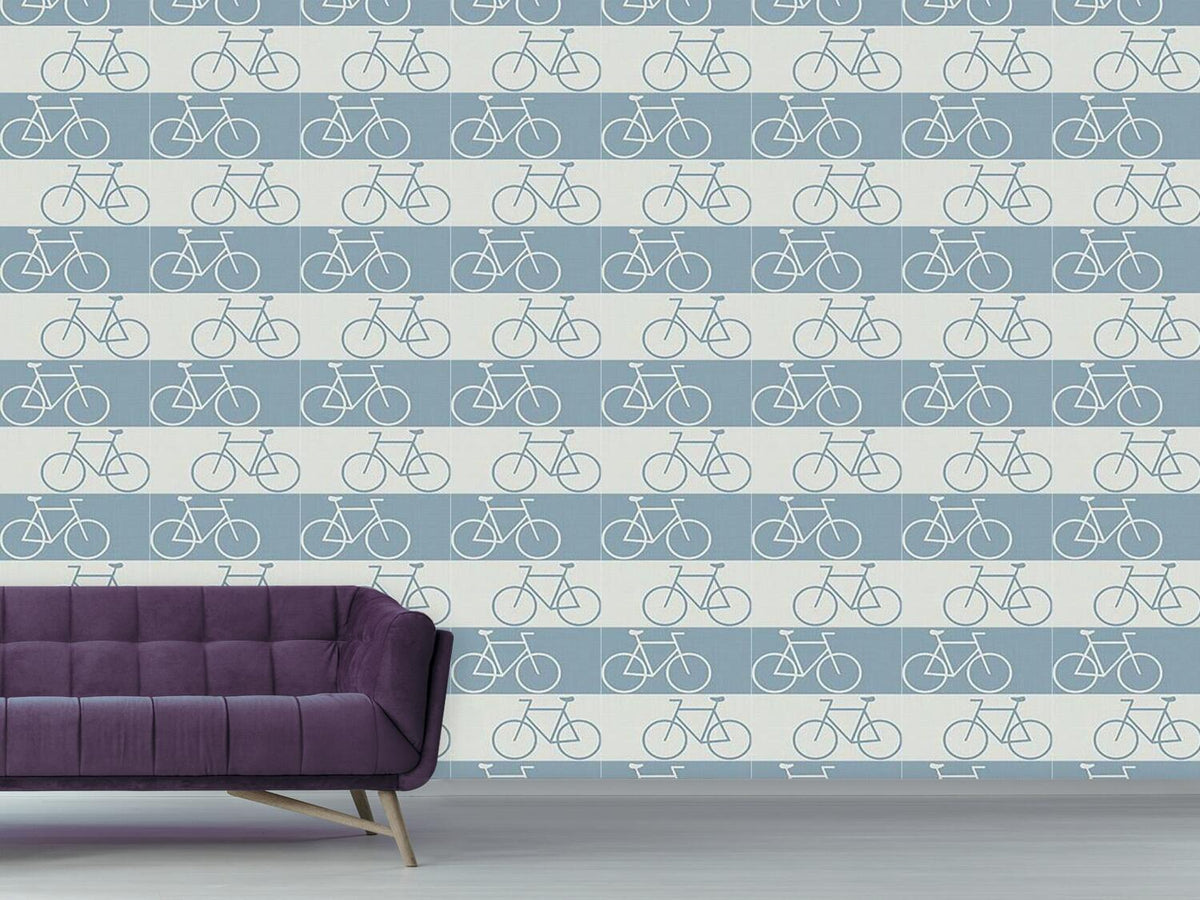 Bike Riding Background Pattern Patterned Wallpaper Cycle Paths