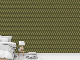 patterned-wallpaper-zig-zag-green