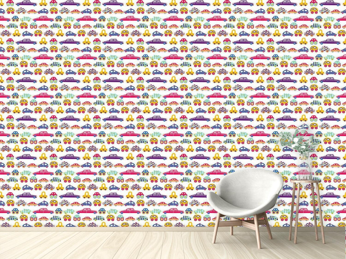 patterned-wallpaper-car-convoy