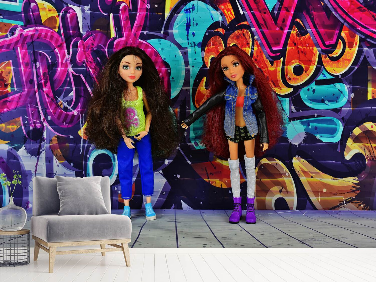 photo-wallpaper-graffiti-dolls