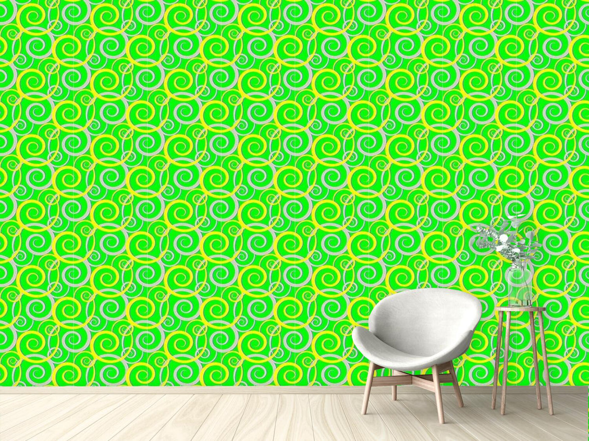 patterned-wallpaper-curly-green