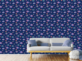 patterned-wallpaper-fish-parade