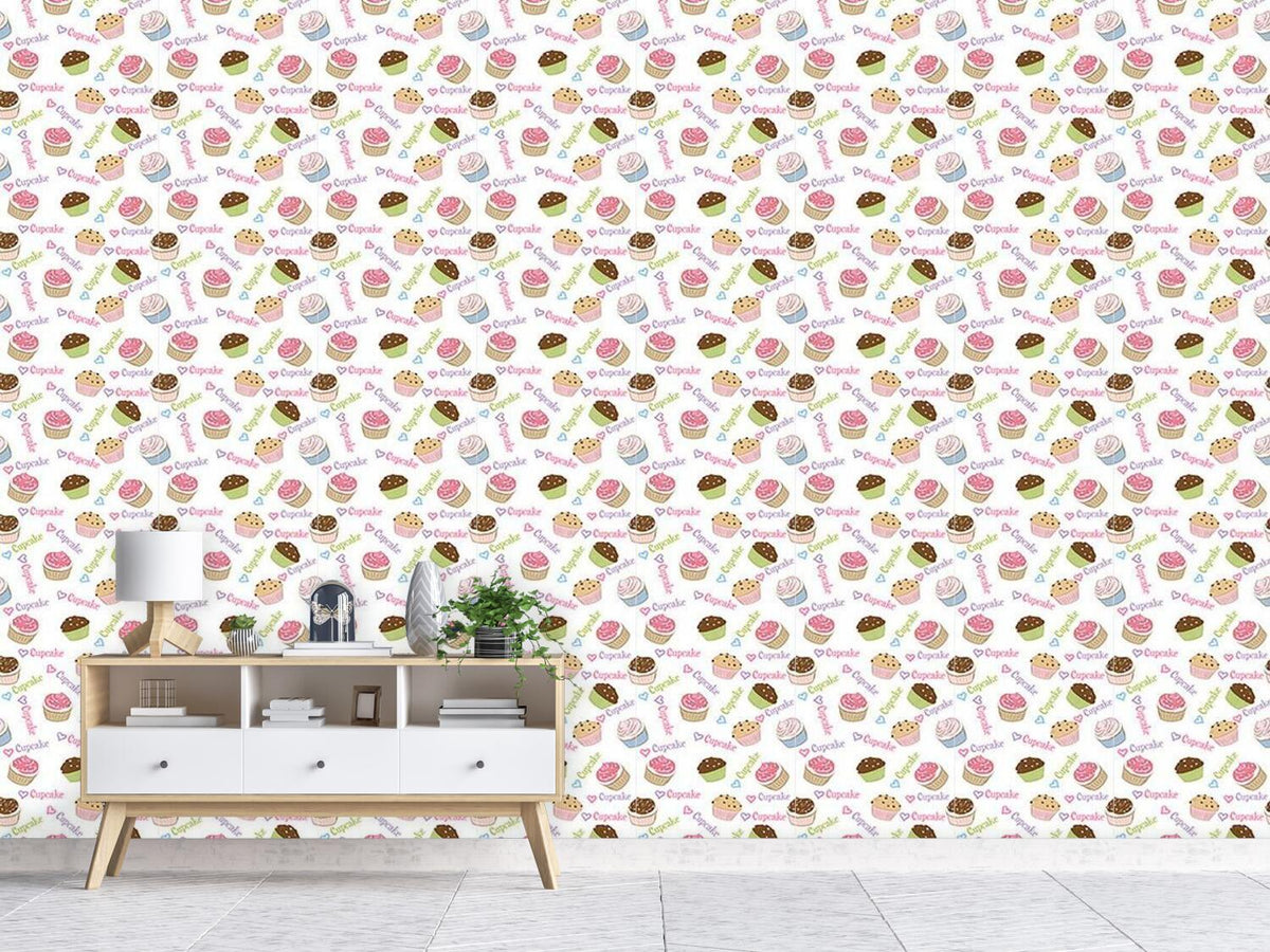 patterned-wallpaper-i-love-cupcakes