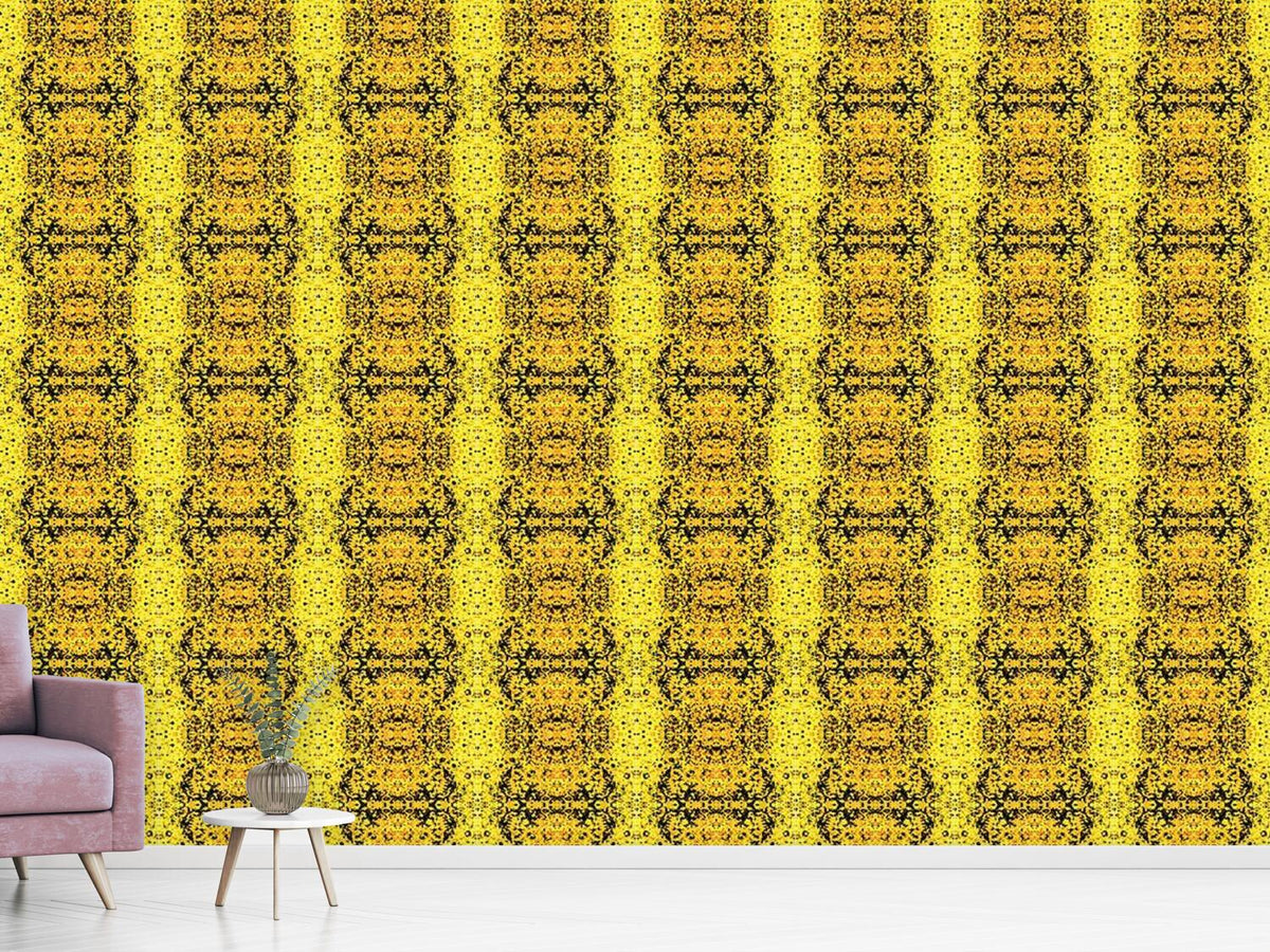 patterned-wallpaper-stained-yellow