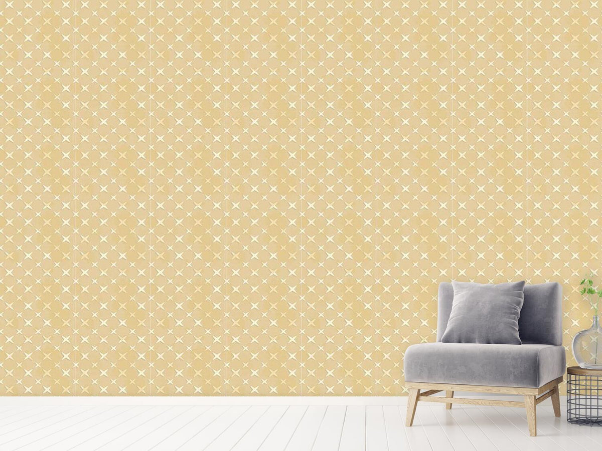 patterned-wallpaper-stars-on-recycling-paper