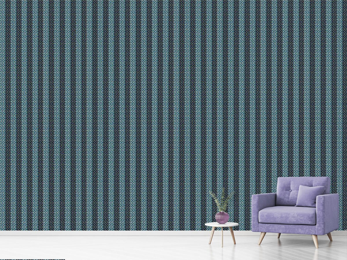 patterned-wallpaper-ethno-rhombes-on-stripes