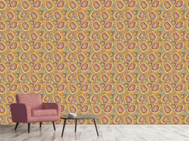 patterned-wallpaper-multicolored-entwined-lines