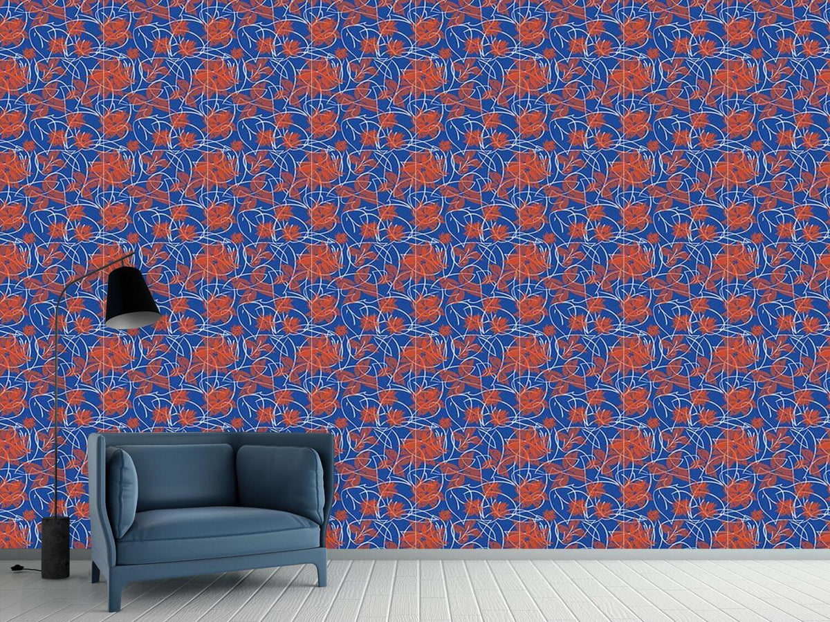 patterned-wallpaper-autumnal-flower