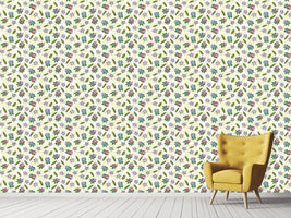 patterned-wallpaper-exotic-florets