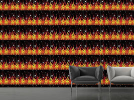 patterned-wallpaper-on-fire