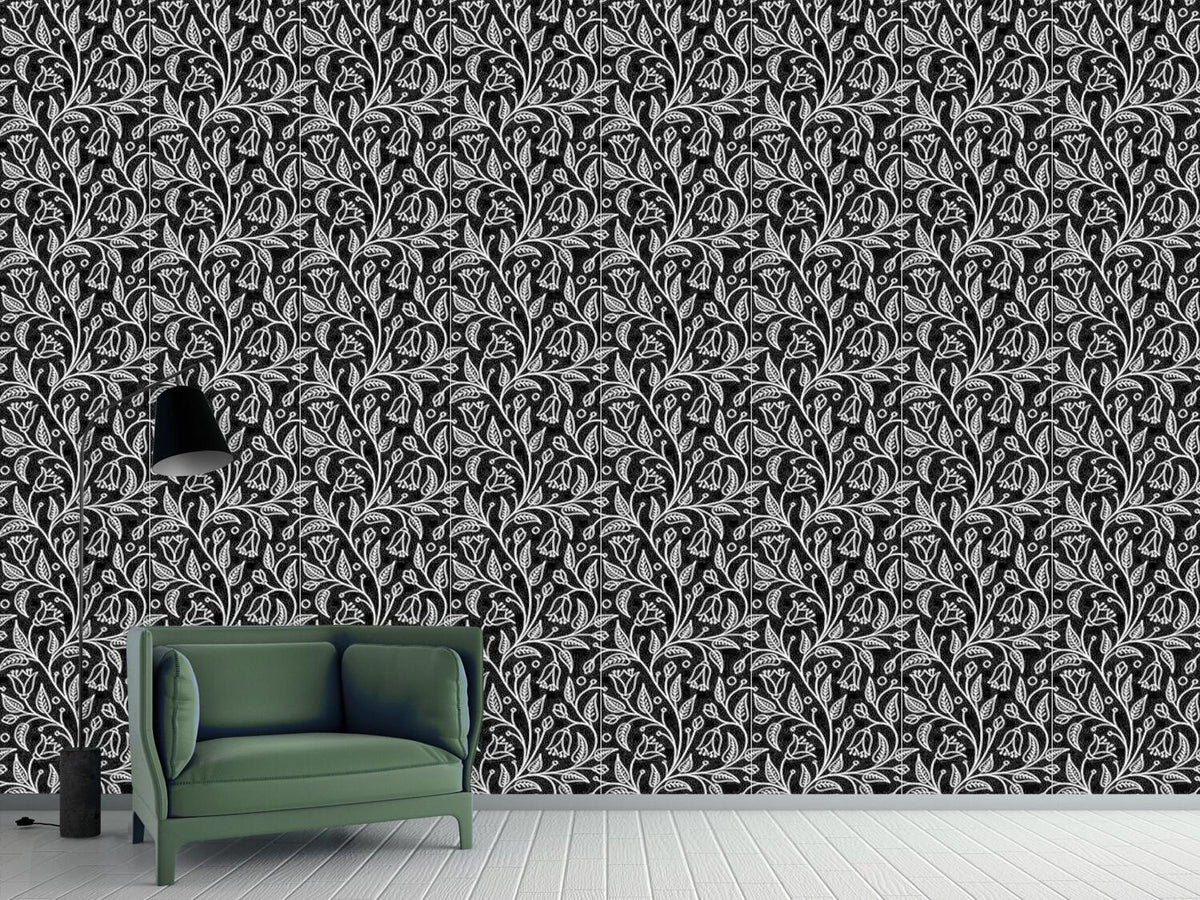 patterned-wallpaper-floral-engraving