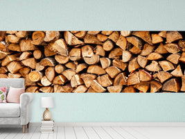 photo-wallpaper-stacked-wood-panorama