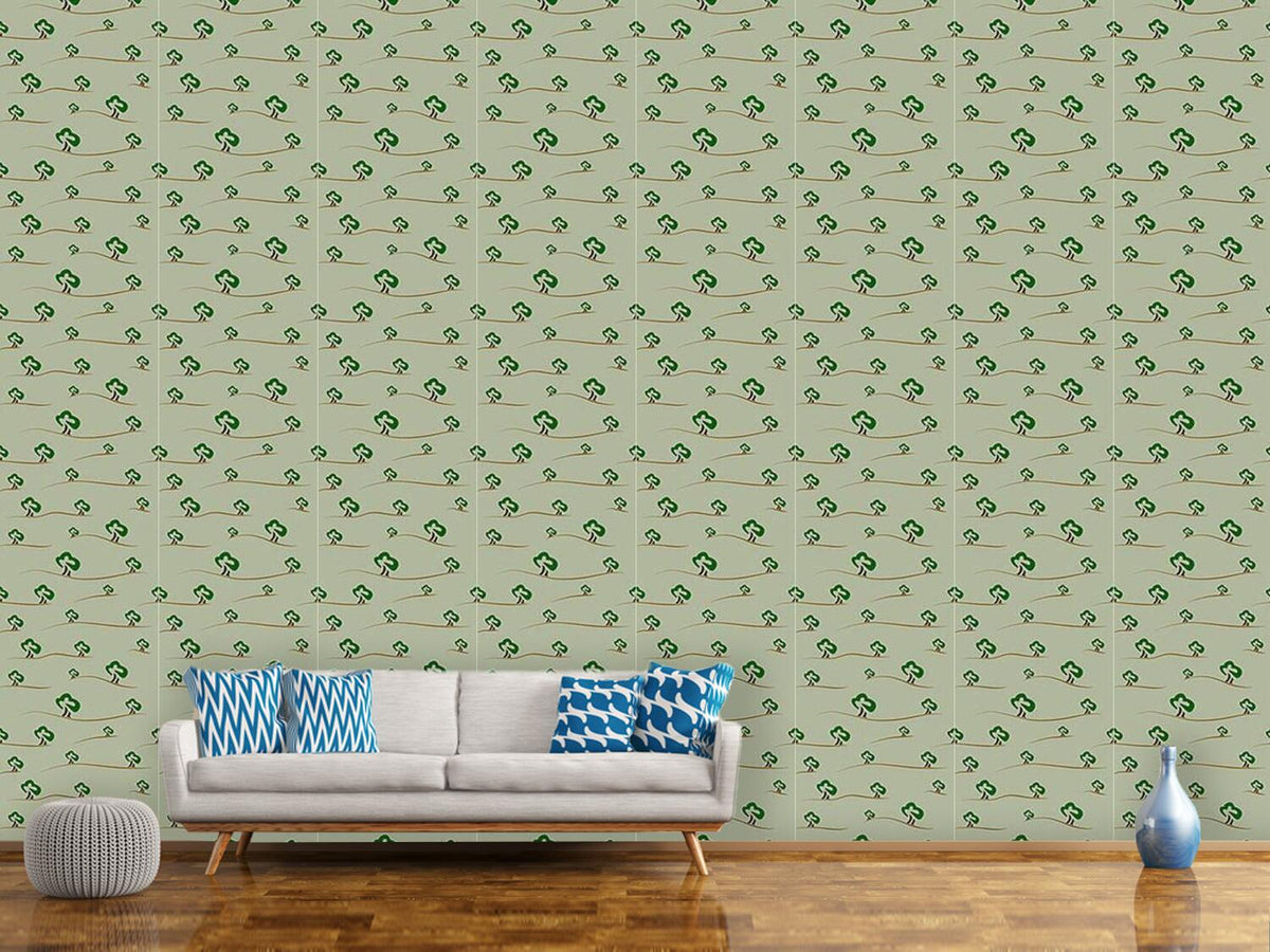 patterned-wallpaper-trees-on-the-hill