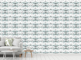 patterned-wallpaper-swan-lake